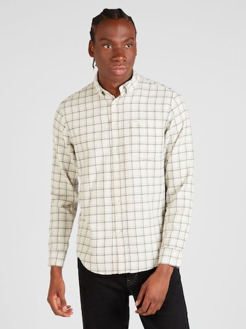 Pepe Jeans Regular fit Button Up Shirt 'CASTOR' in Grey: front