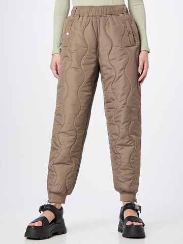 Soft Rebels Tapered Byxa 'Fria' i beige: framsida