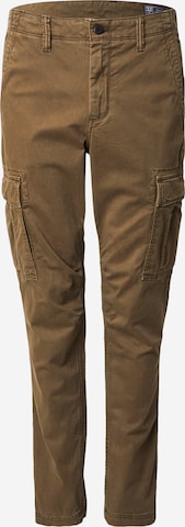 GAP Slimfit Gargohousut 'CARGO' värissä ruskea: etupuoli