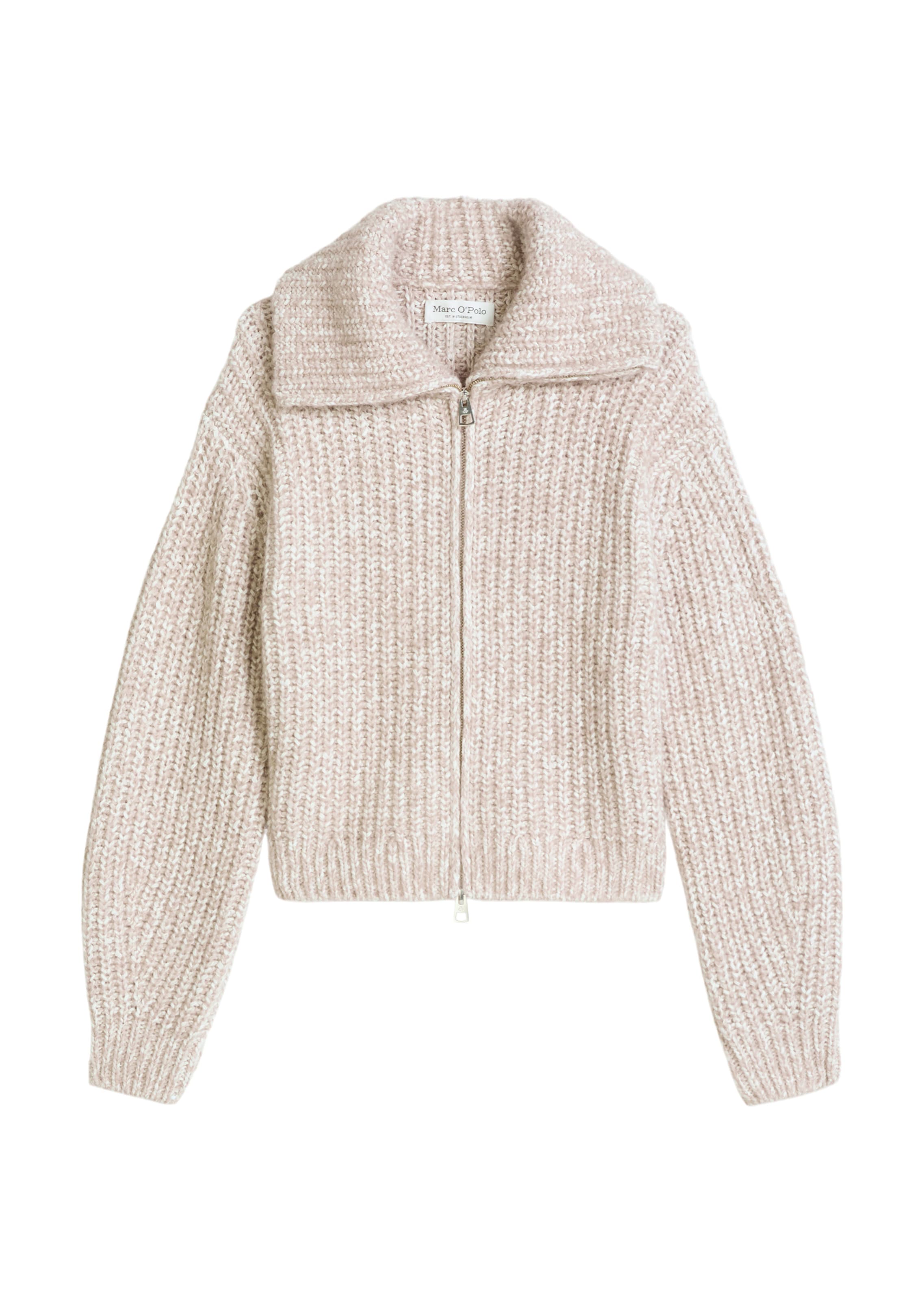 Marc O'Polo Knit Cardigan in Brown: front
