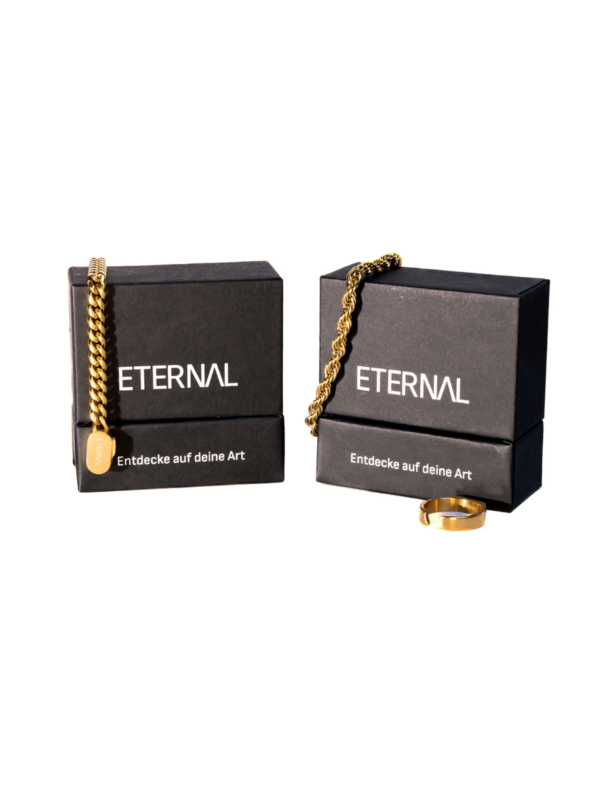 Eternal Necklace 'Halskette Box' in Gold