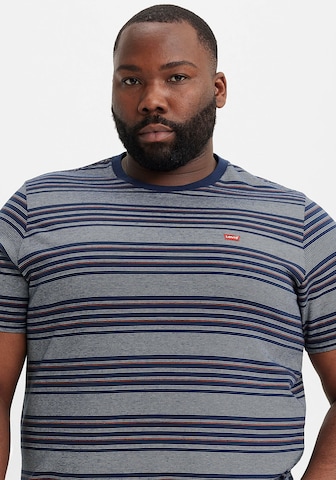 Levi's® Big & Tall Shirt 'Original Housemark Tee' in Blauw