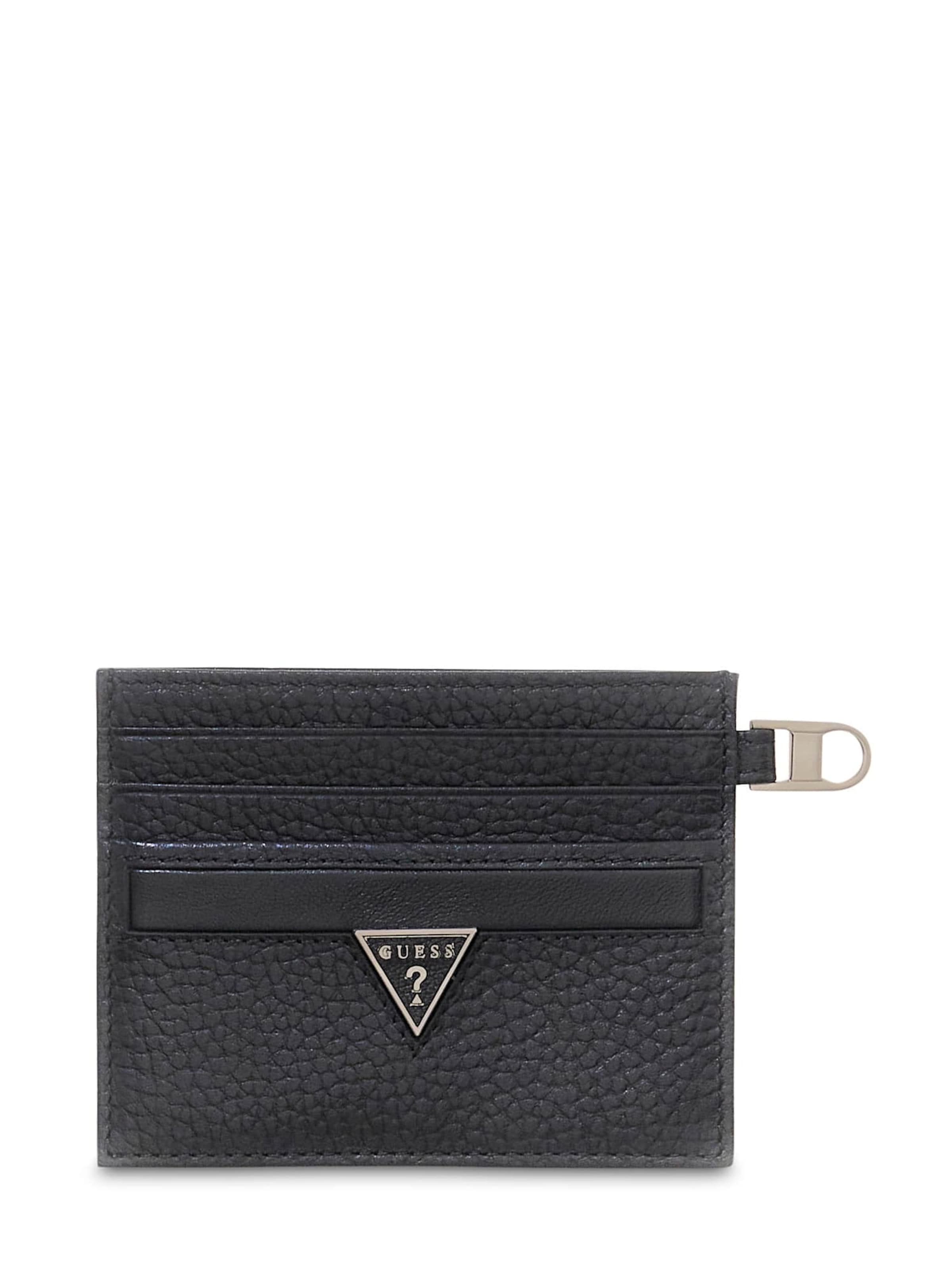 GUESS Wallet in Black: front