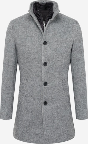 Bruun & Stengade Between-Seasons Coat 'Ontario' in Grey: front