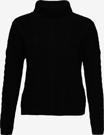 Superdry Sweater in Black: front