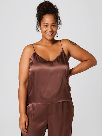 A LOT LESS Top 'Allie' in Brown