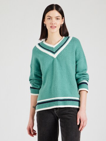 Abercrombie & Fitch Pullover i grøn: forside