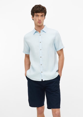 s.Oliver Regular Fit Hemd in Blau: Vorderseite