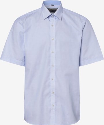 Finshley & Harding Zakelijk overhemd in Blauw: voorkant
