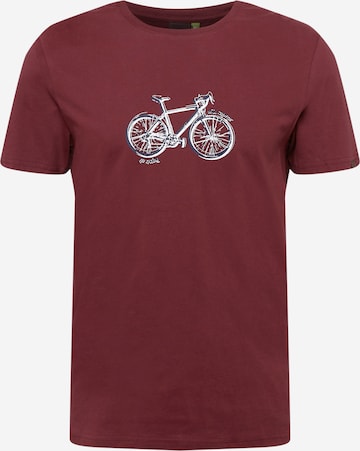 Ragwear T-Shirt 'SIRIL' (GOTS) in Rot: predná strana