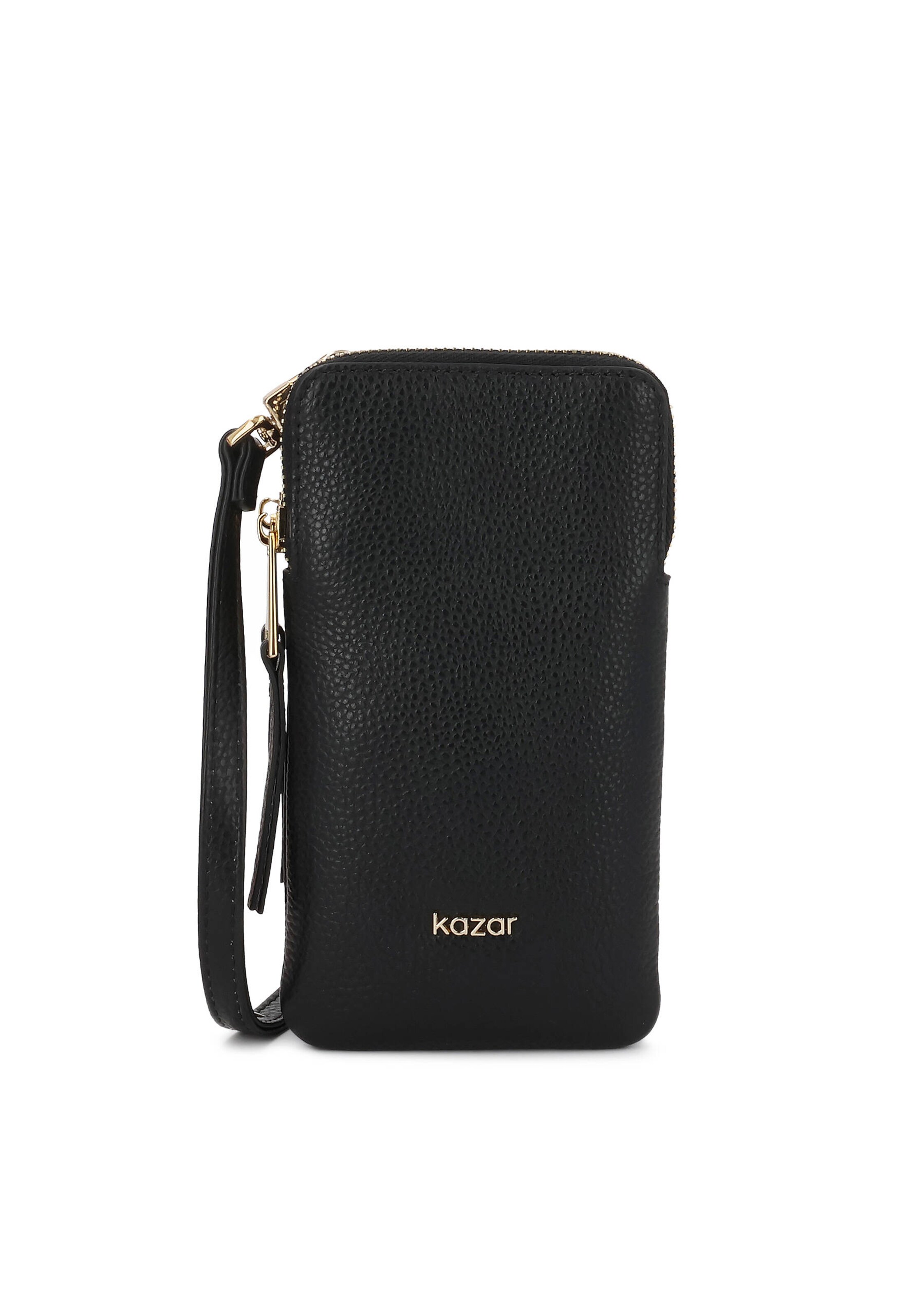 Sac à bandoulière Kazar en noir : devant