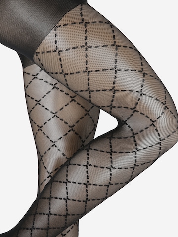 Lindex Najlonske nogavice | črna barva