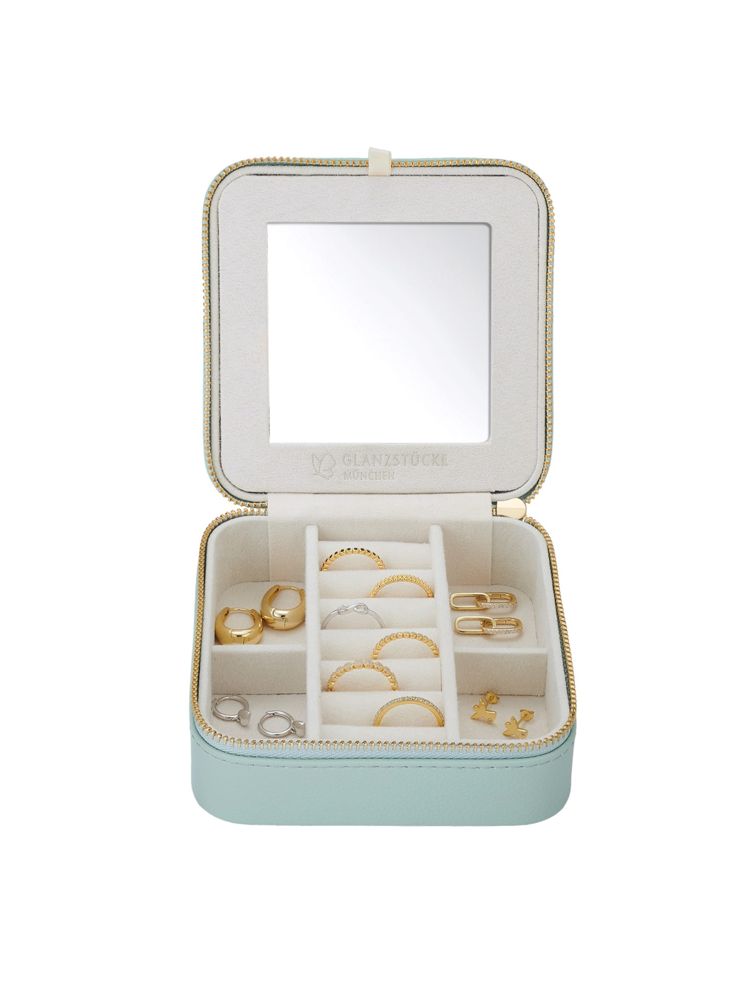 Portagioie di Glanzstücke München in verde