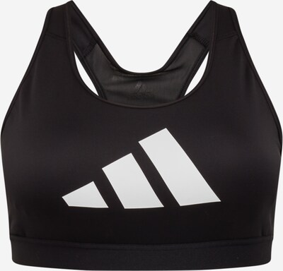 fekete / fehér ADIDAS PERFORMANCE Sportmelltartók 'Don't Rest', Termék nézet