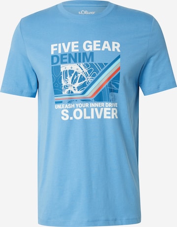 T-Shirt s.Oliver en bleu : devant
