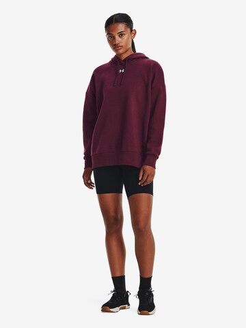 UNDER ARMOUR Sportief sweatshirt in Rood
