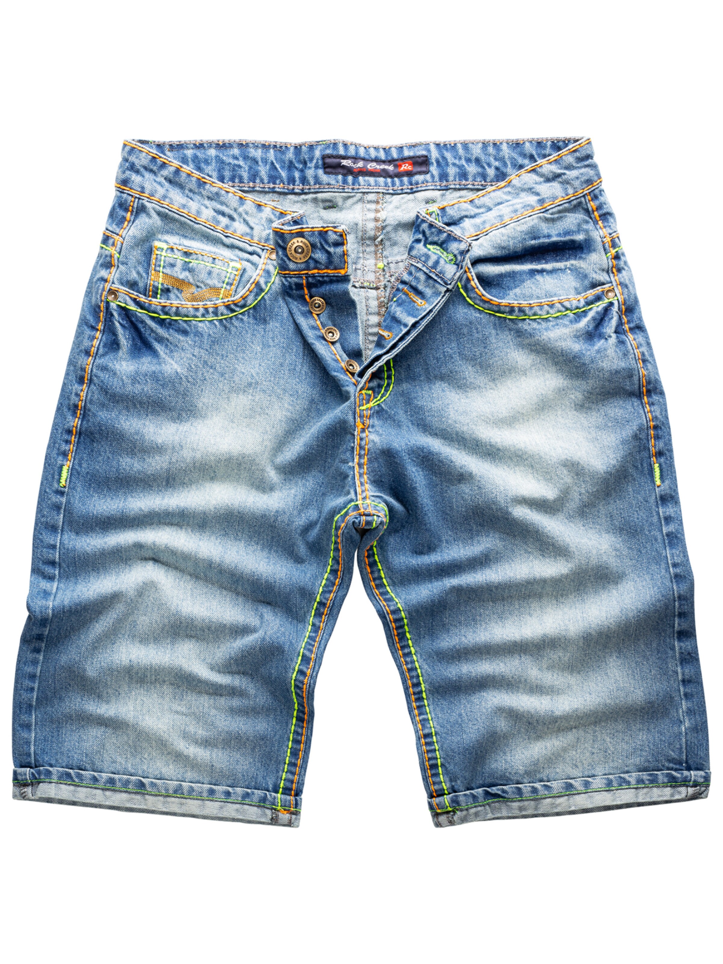 Rock Creek Regular Shorts in Blau: Vorderseite