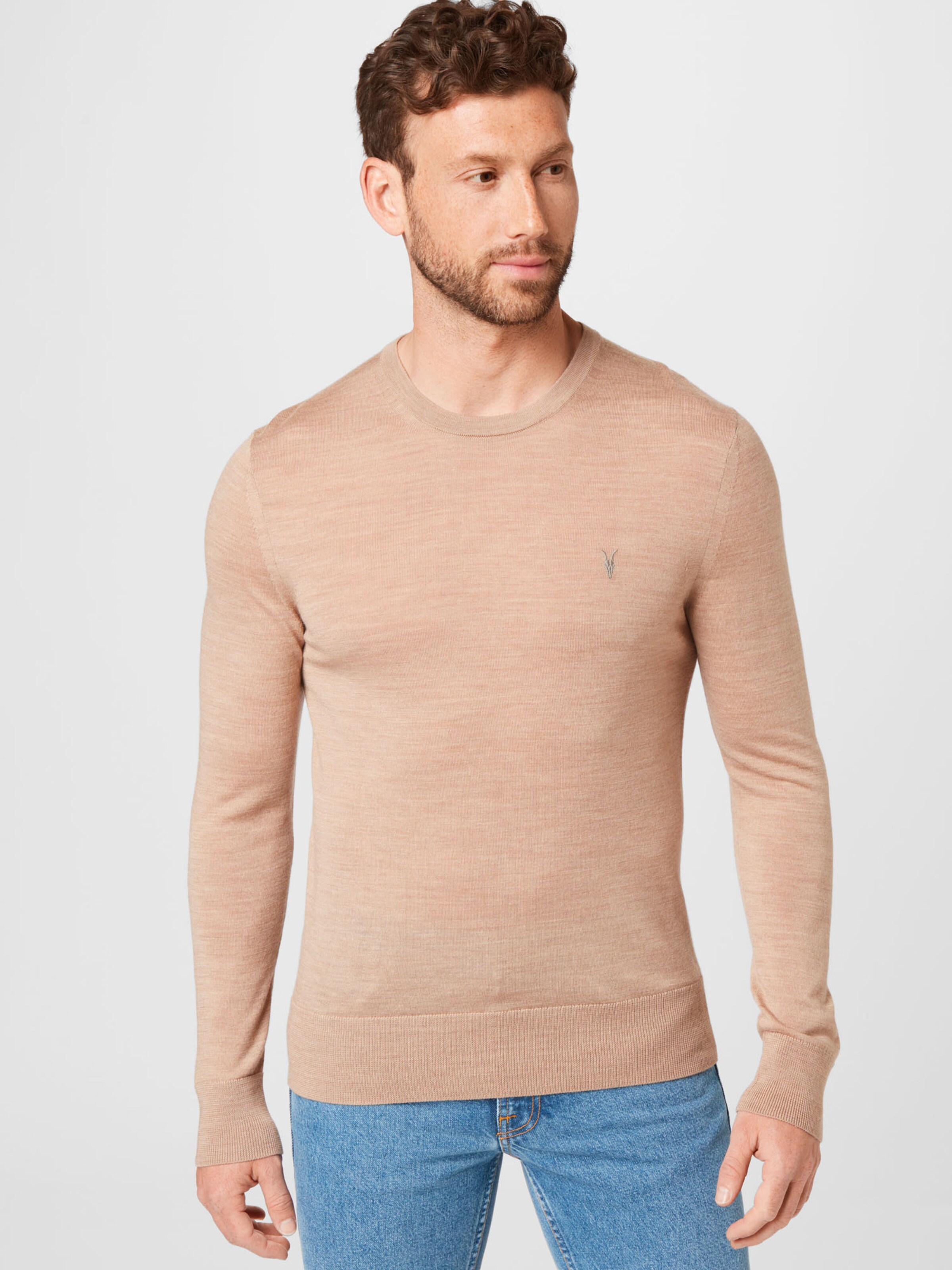 Männer Pullover & Strick AllSaints Pullover in Hellbraun - CB41868 Männer Pullover & Strick AllSaints Pullover in Hellbraun - CB41868