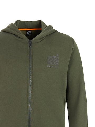 PROTEST Sports sweatshirt 'PRTCarfed' in Green