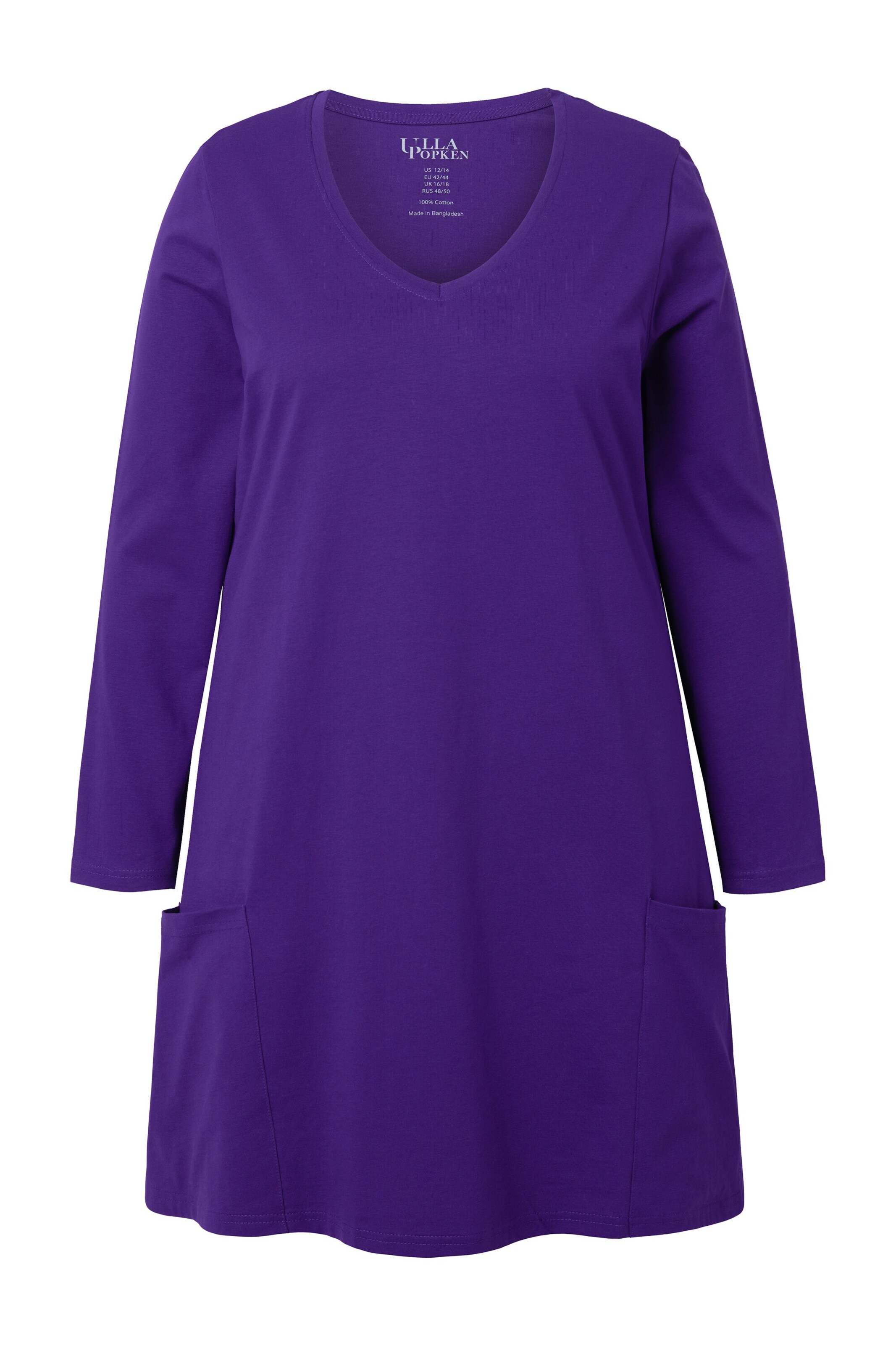 Ulla Popken Longshirt in Blau: Vorderseite
