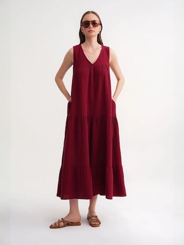 MixRay - Vestido em vermelho