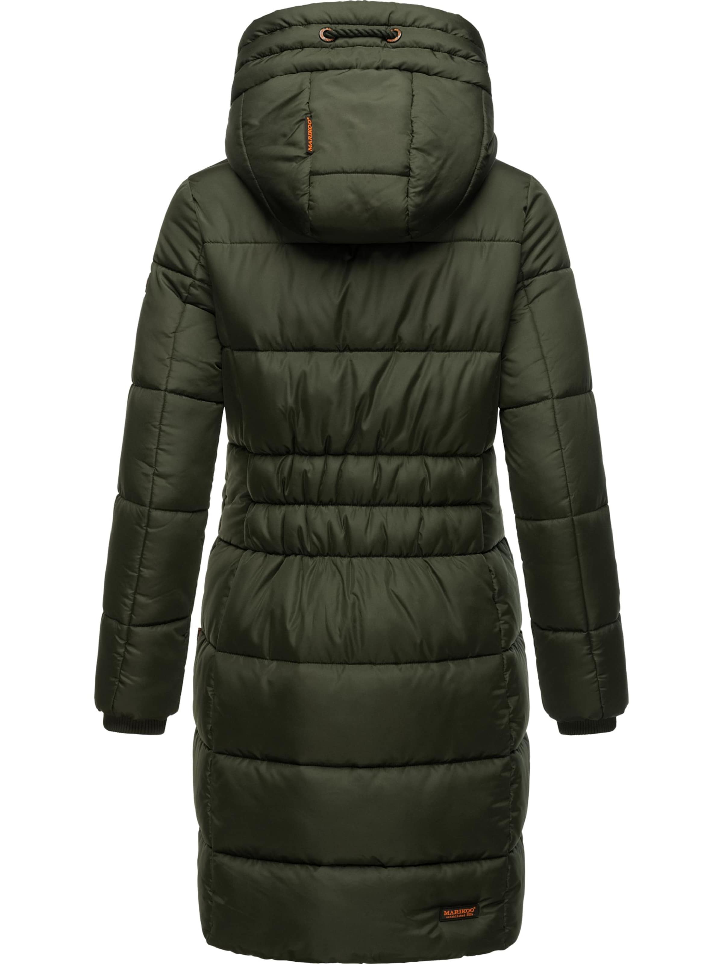 MARIKOO Vinterfrakke 'Yuikoo' i grøn