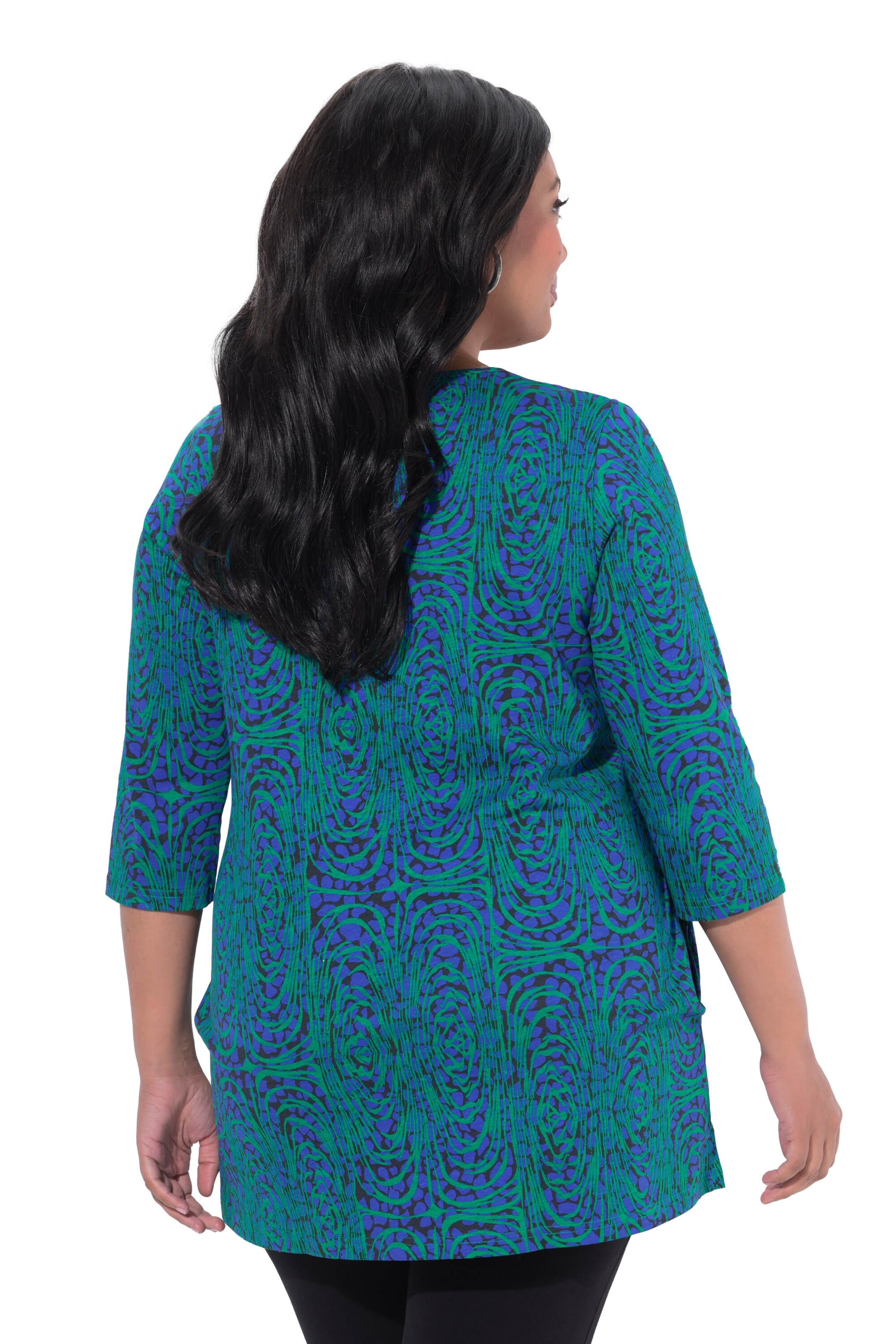 Ulla Popken Longshirt in Grün