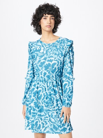 Oasis Jurk in Blauw: voorkant