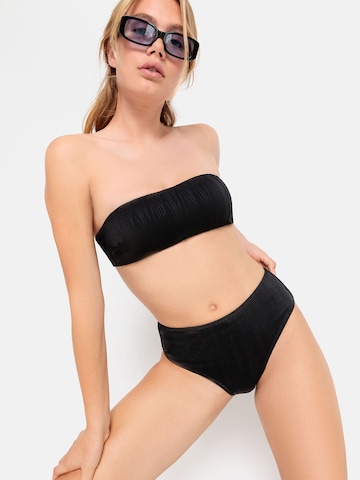 juoda LSCN by LASCANA Bandeau Bikinis: priekis