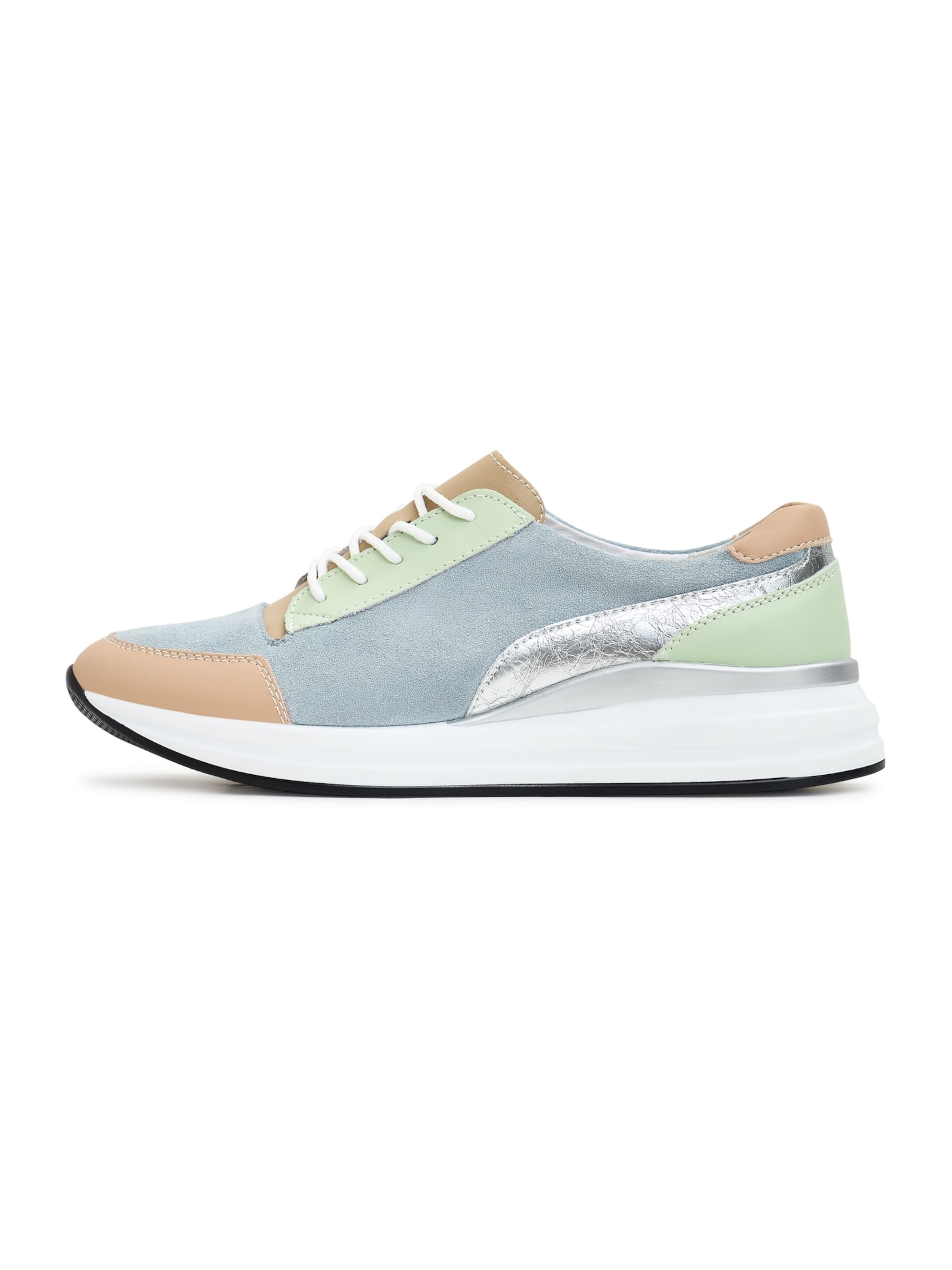 CESARE GASPARI Sneakers laag in Gemengde kleuren: voorkant