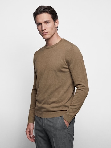 BENVENUTO Sweater in Brown: front
