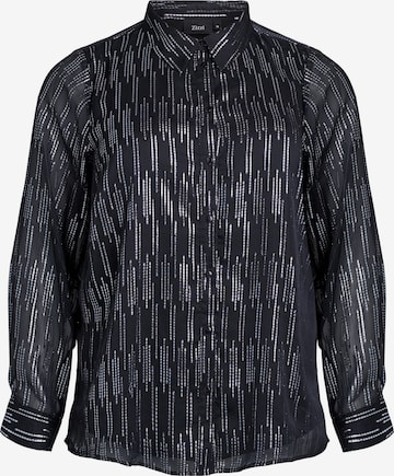 ZizziBluza 'Cafania' - crna boja: prednji dio