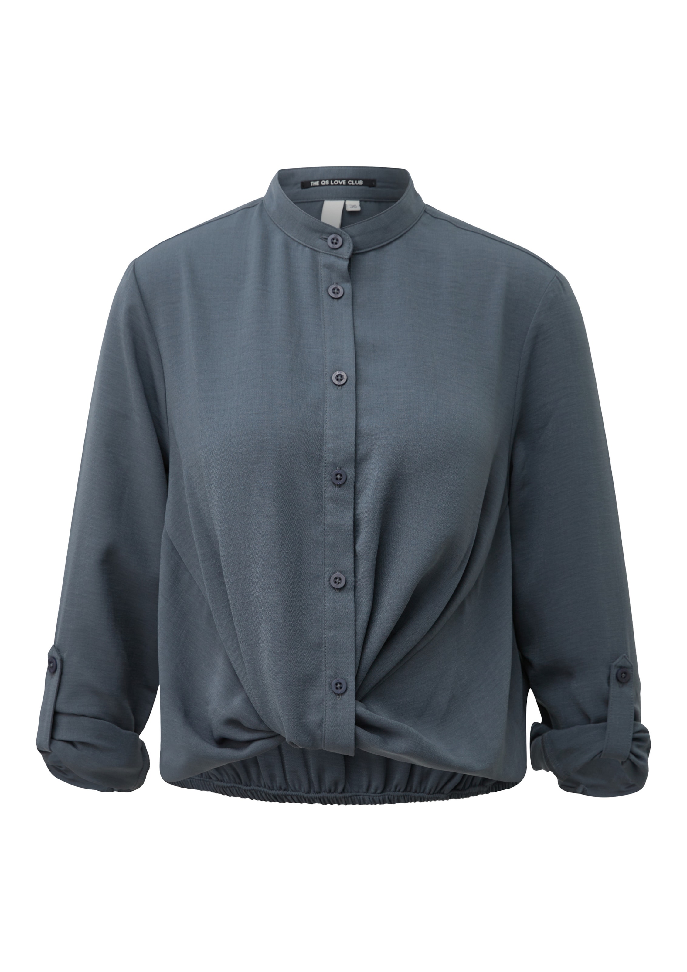 QS Blouse in Grijs: voorkant