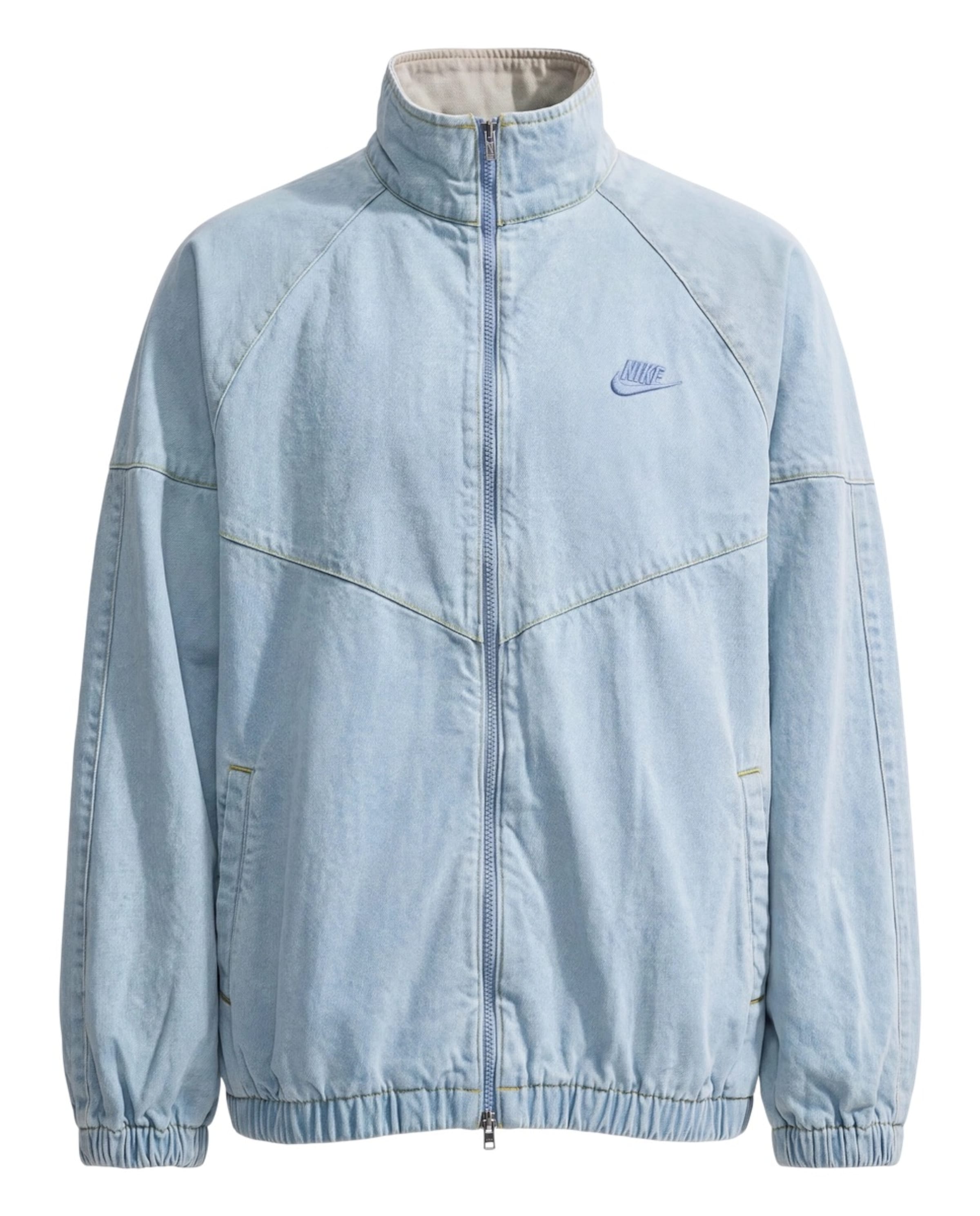 Nike SportswearPrijelazna jakna - plava boja: prednji dio