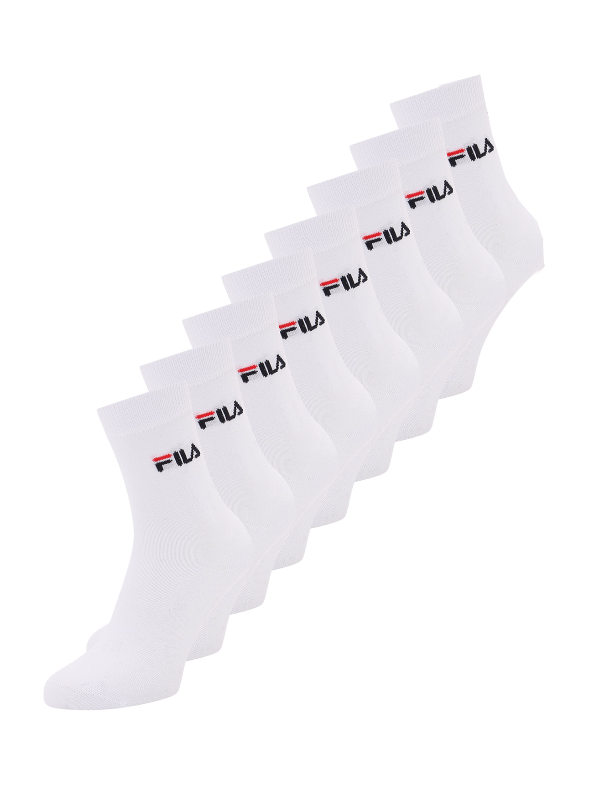 FILA Nogavice | bela barva: sprednja stran