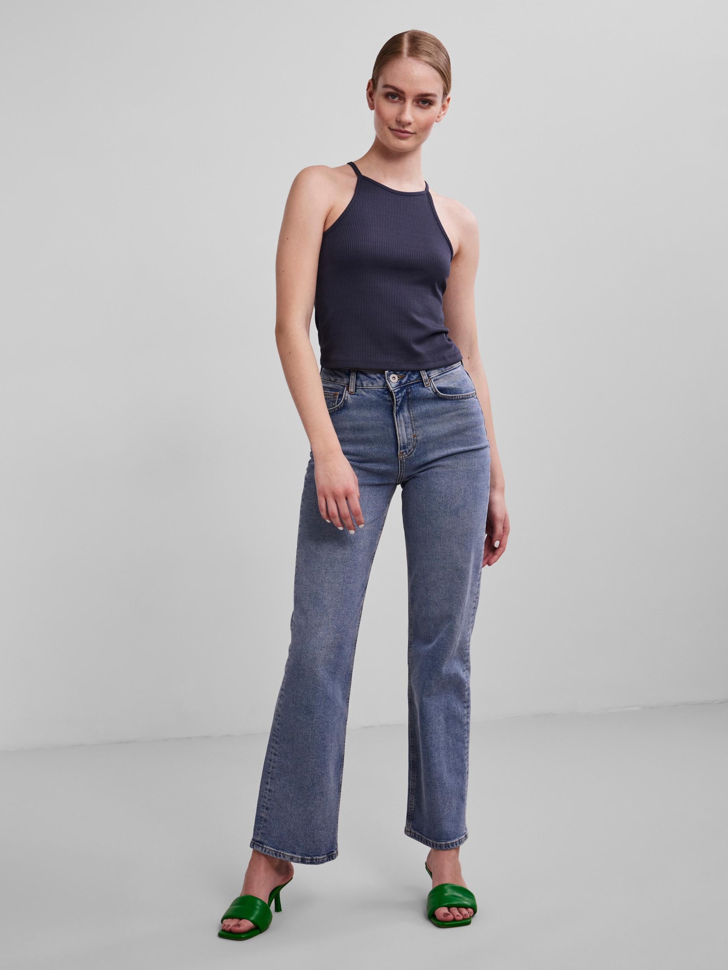 Frauen Shirts & Tops PIECES Top 'Ostina' in Navy - YE00329 Frauen Shirts & Tops PIECES Top 'Ostina' in Navy - YE00329