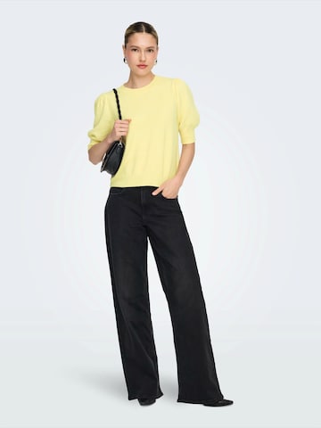 ONLY Sweter 'ONLRICA' w kolorze żółty