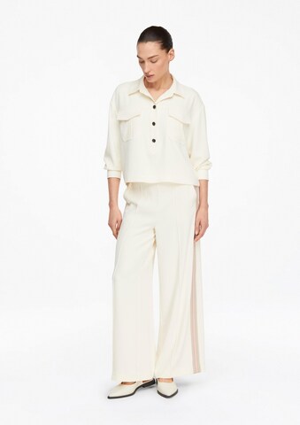 COMMA Wide Leg Hose in Beige