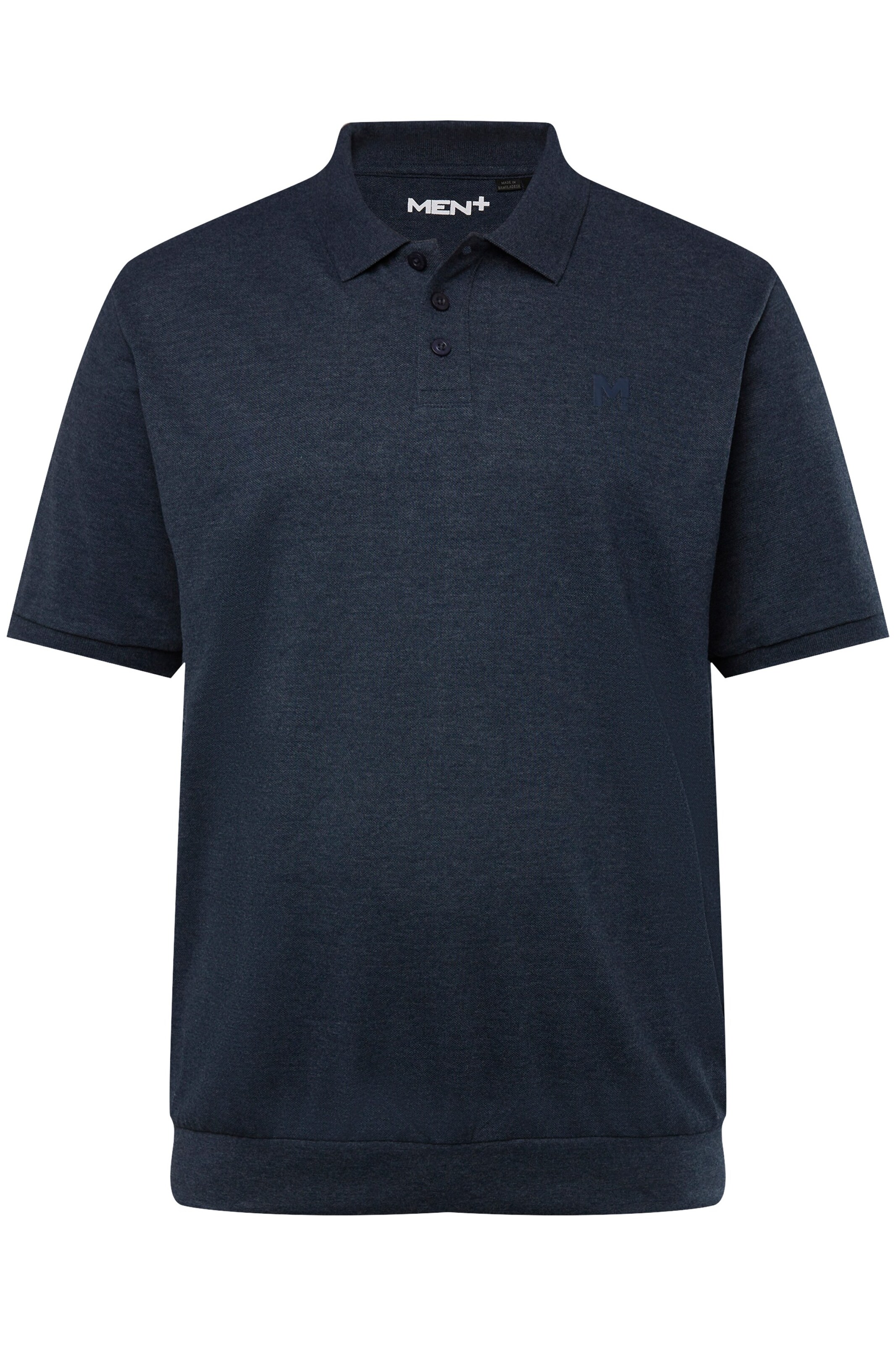Men Plus Shirt in Blau: Vorderseite