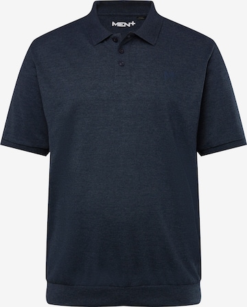 Men Plus Shirt in Blue: front