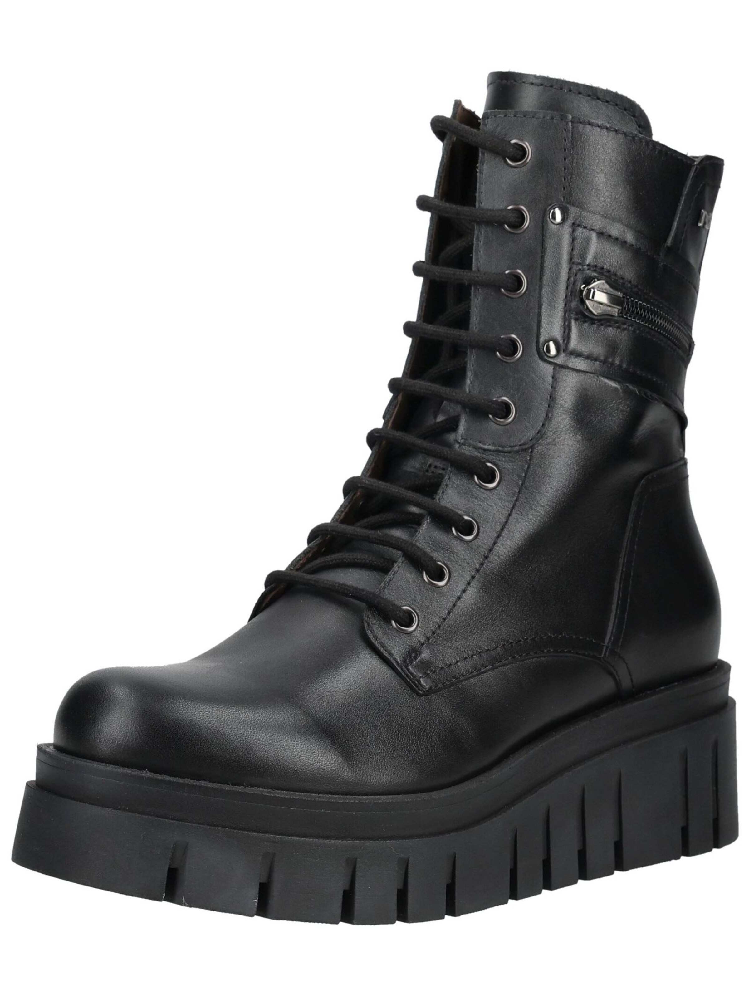 Nero Giardini Schnürstiefelette in Schwarz: Vorderseite