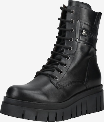 Nero Giardini Schnürstiefelette in Schwarz: Vorderseite