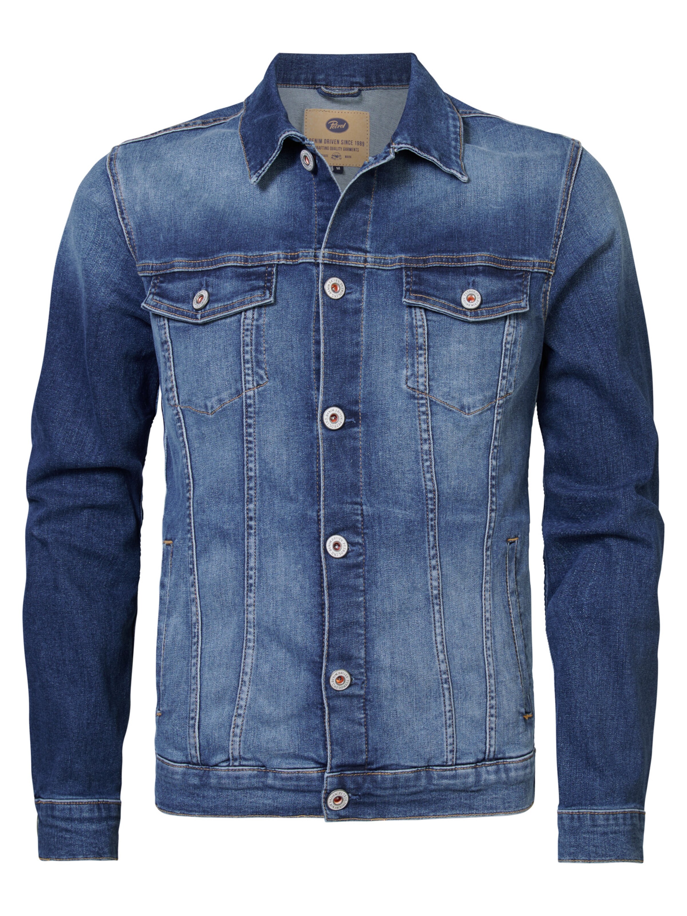 Jackets | Mens Petrol Industries Denim Jacket Vintage Blue ⋆ Ramon Redondo