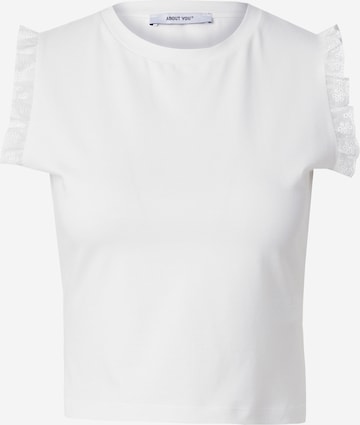 ABOUT YOU Toppi 'Julina' värissä valkoinen: etupuoli