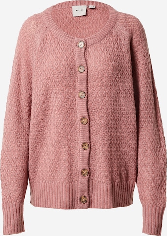 Cardigan ICHI en rose : devant