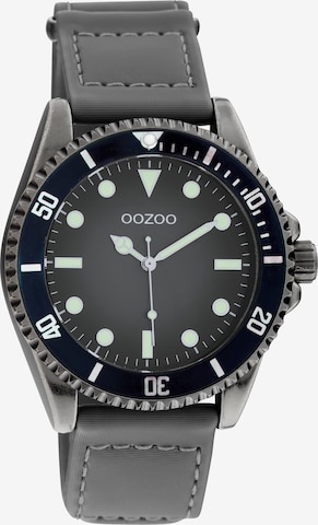 OOZOO Analog Watch in Grey: front