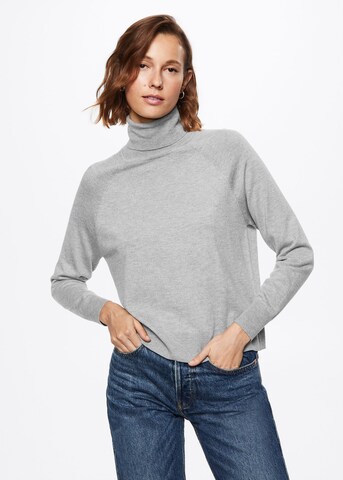 MANGO Sweater 'LUCASC' in Grey: front