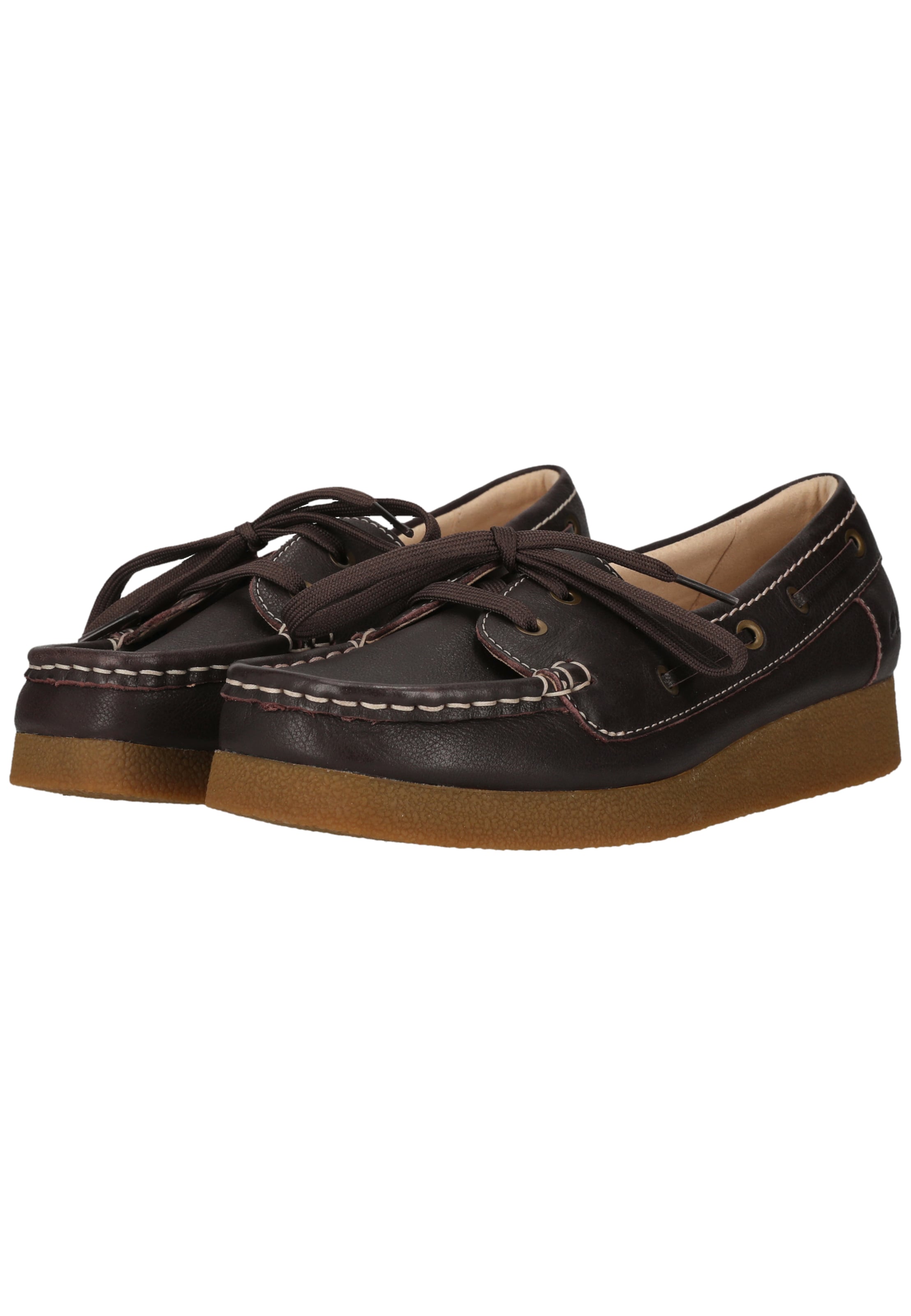 CLARKS Lace-up shoe 'Wallabee EVO Sea' in Brown