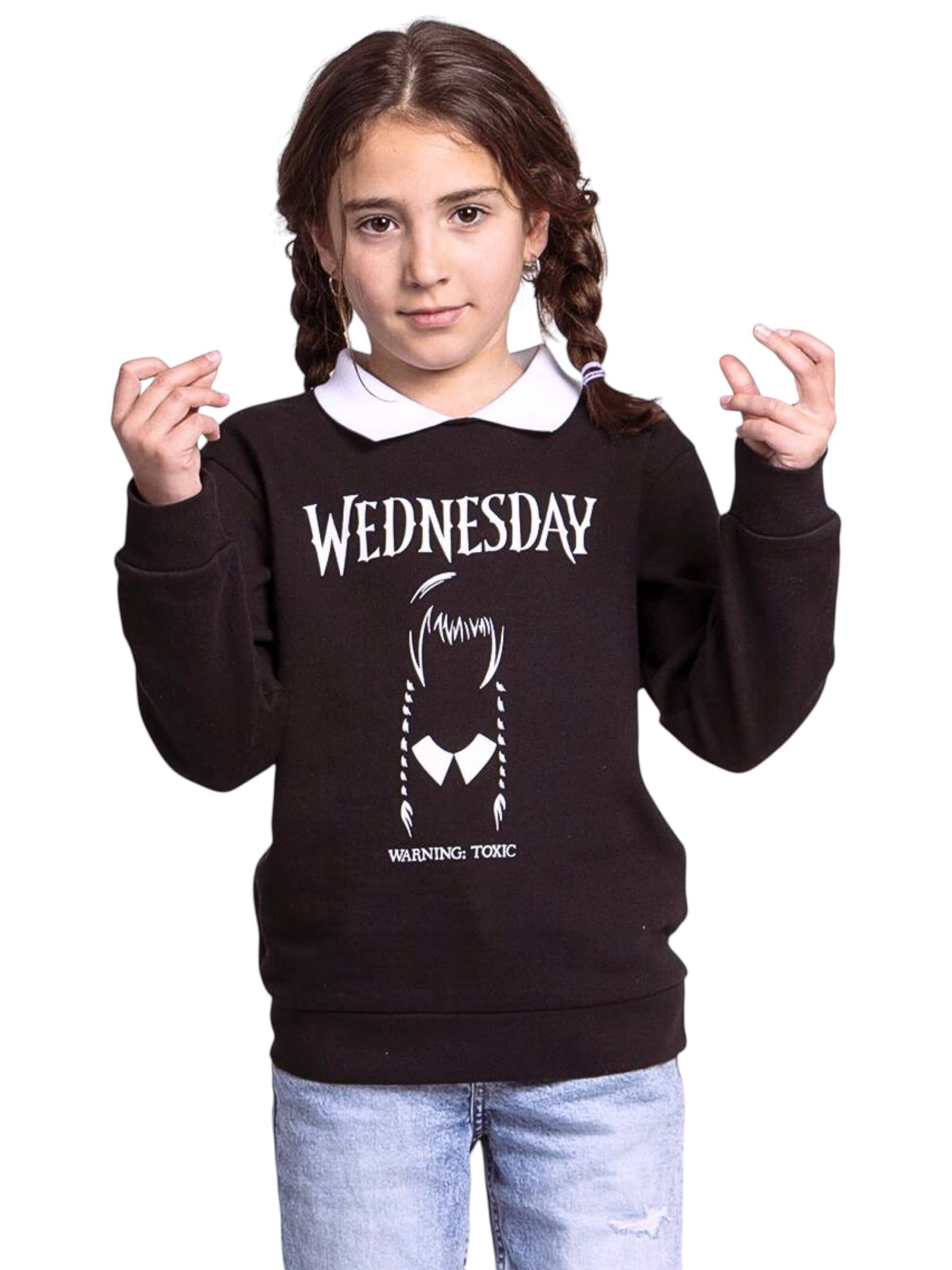 Wednesday Sweatshirt in Black: front
