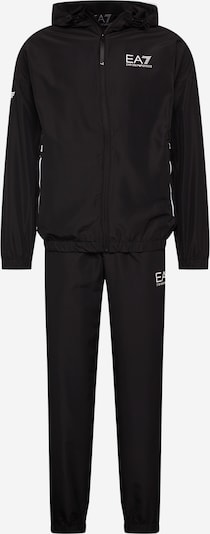 EA7 Emporio Armani Trainingsanzug in schwarz / weiß, Produktansicht